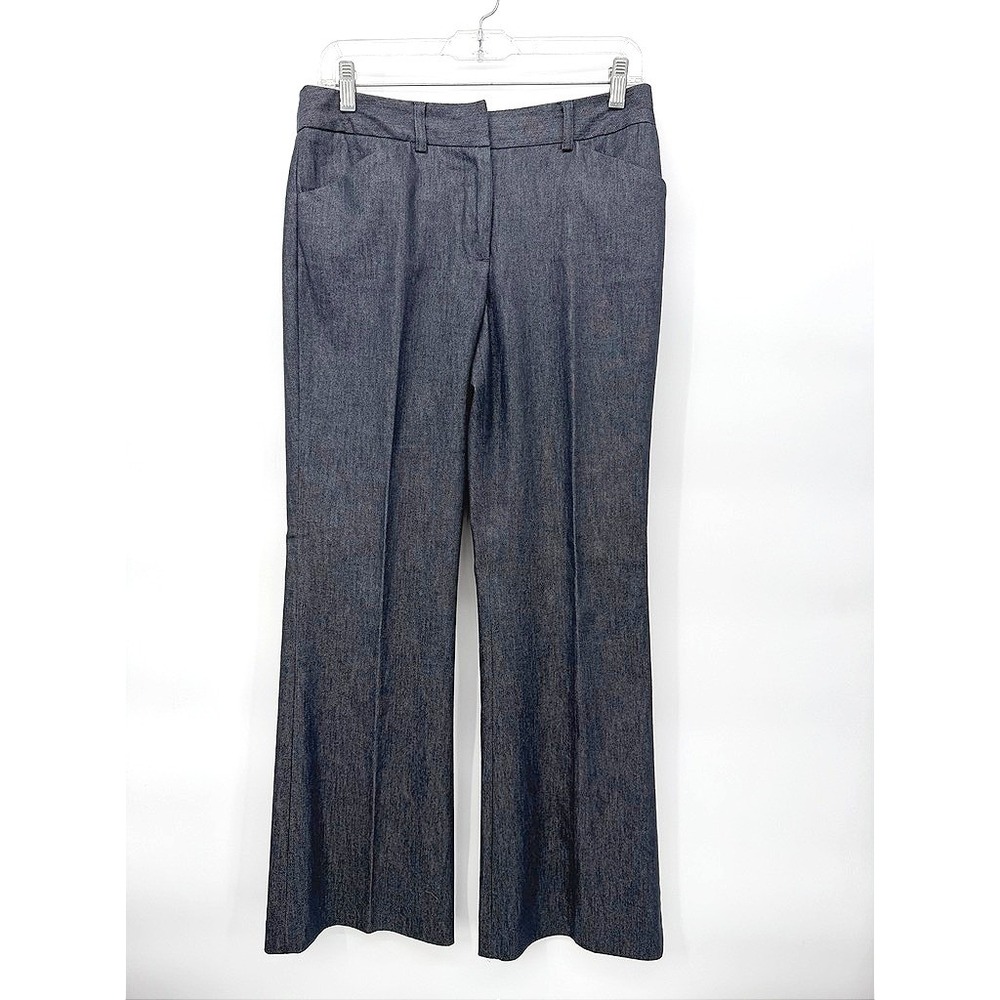 Dalia Collection Dress Pants Dark Wash Denim Look Professional Workwear 6P